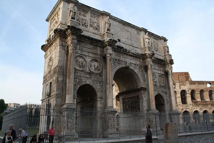 Arch of Constantine beside the Colosseum