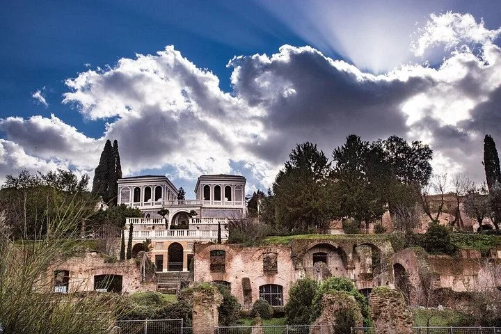Farnese garden pavilions above the Palatine hillside