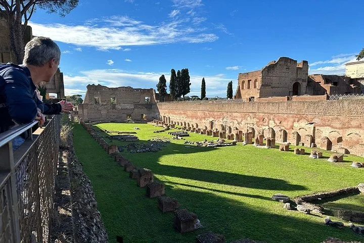 The green stadium garden on Palatine Hill