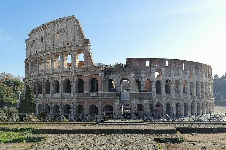 The Colosseum facade and the surrounding public square